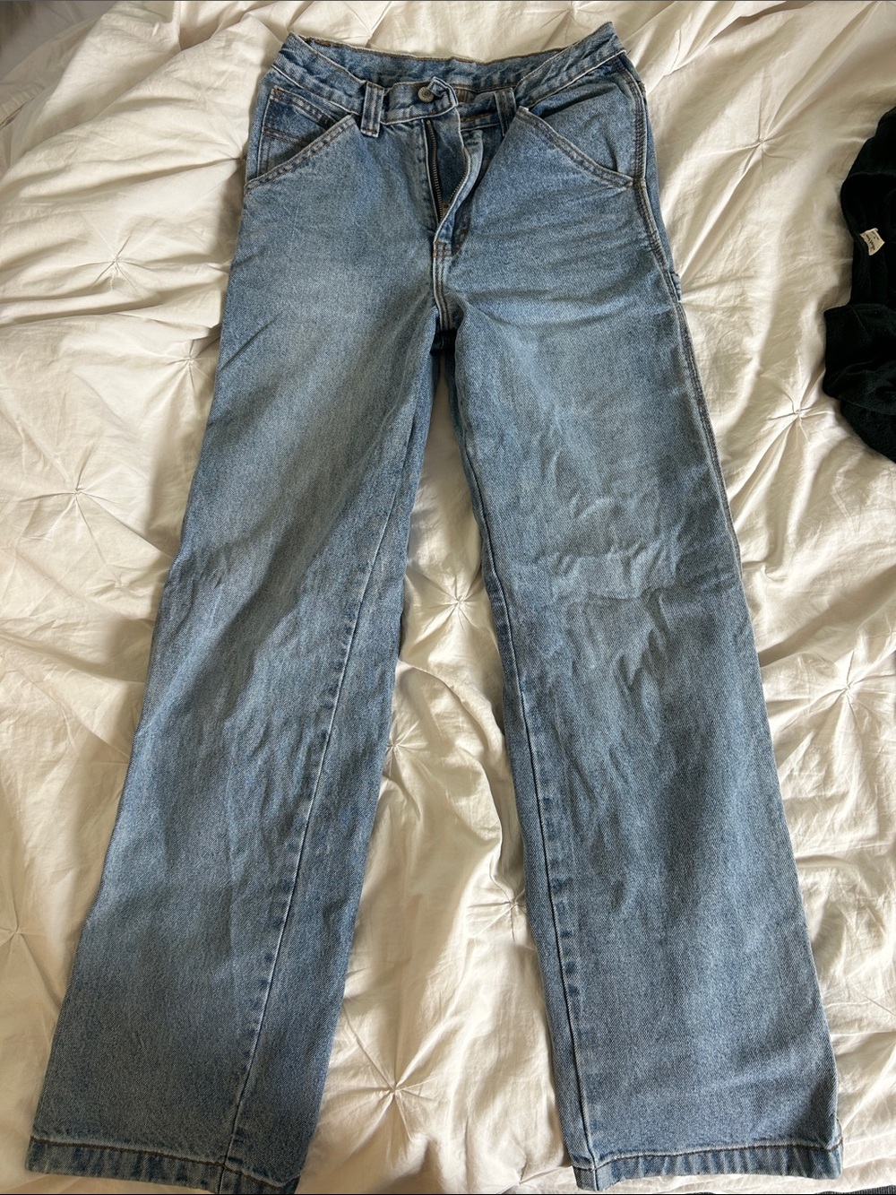 Women’s Brandy Melville Light Blue High-Rise Straight-Leg Jeans